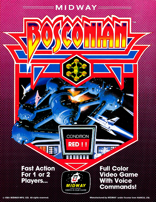 Bosconian (Midway, new version) Game Cover
